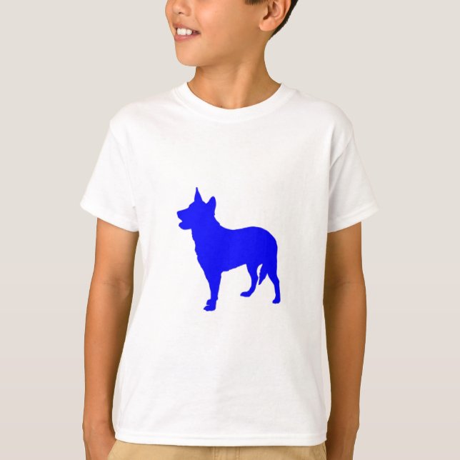 Australiensiska blått Heeler Tee (Framsida)