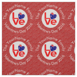 Australiensiska flaggans hjärta KÄRLEK Röd Personl Tyg