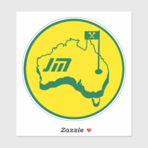 Australiensiska golfpresenter klistermärken