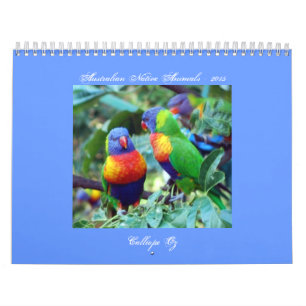 Australiensiska infödda djur kalender