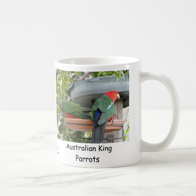 Australiensiska kungpapegojor kaffemugg (Höger)