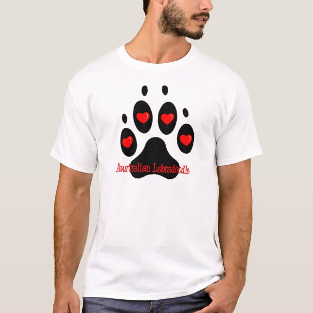 Australiensiska Labradoodle T-shirt (Framsida)