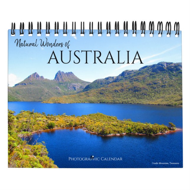 australiensiska landskap 2026 (med platser) liten kalender (Omslag)