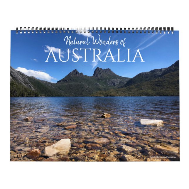 australiensiska landskap 2027 (med platser) stor kalender (Omslag)
