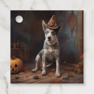 Australiensiska Nötköttspumpor Halloween Skräckinj Gåvor Etiketter