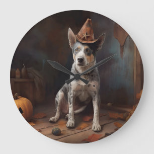 Australiensiska Nötköttspumpor Halloween Skräckinj Stor Klocka
