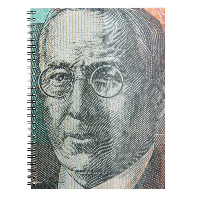 australiensiska pengar dollar anteckningsbok (Framsidan)