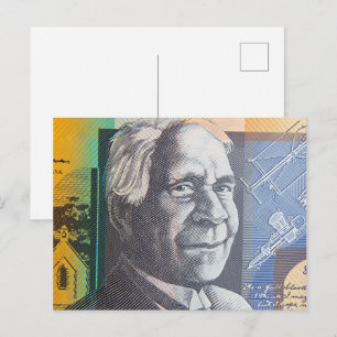 australiensiska pengar dollar vykort