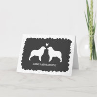 Australiensiska Shepherds Bröllop Grattis