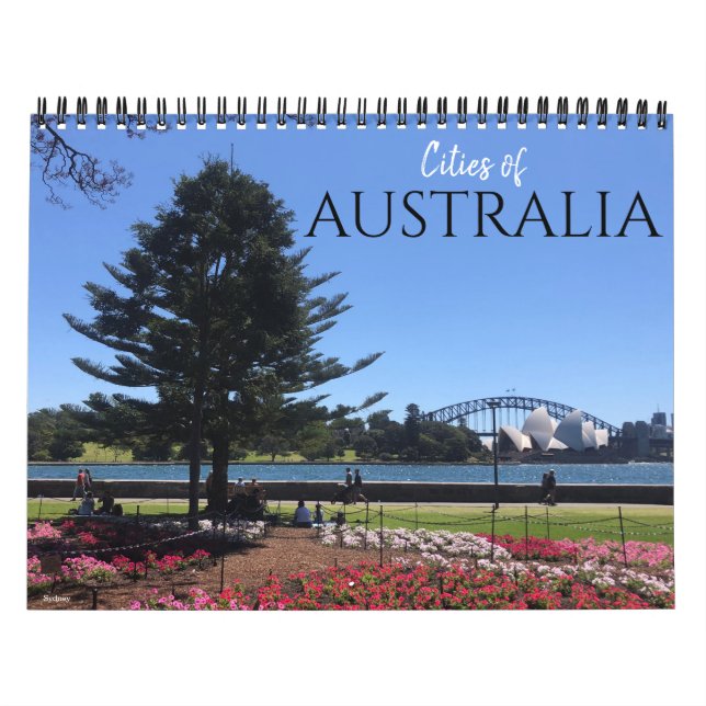 australiensiska städer 2027 (med platser) kalender (Omslag)