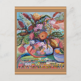 Australiensiska vildblommor  vykort