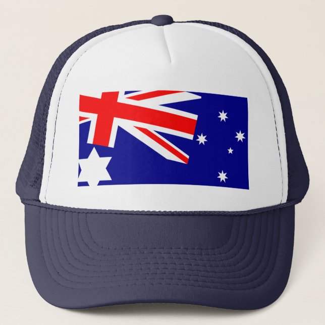 Australiensiskt flaggalock keps (Framsida)