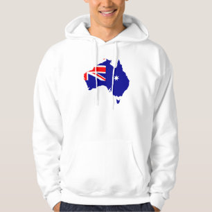 Australiensiskt land tröja med luva