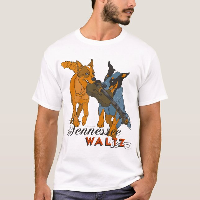 Australiensiskt nötkreatur förföljer den Tennessee T Shirt (Framsida)