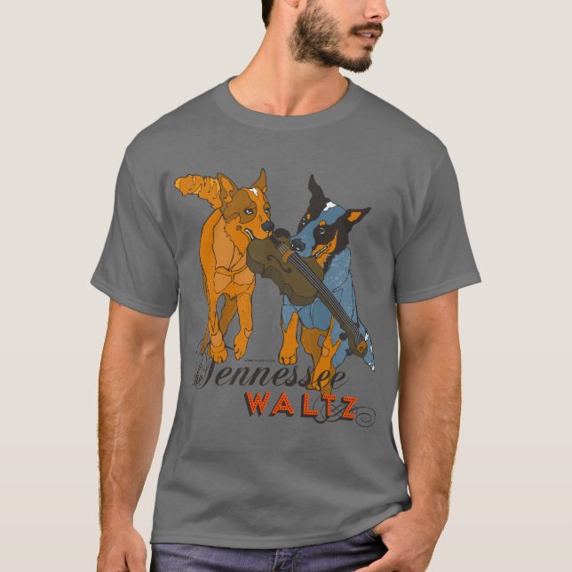 Australiensiskt nötkreatur förföljer den Tennessee T Shirt (Framsida)