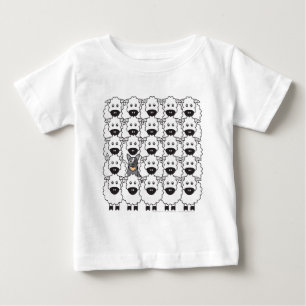 Australiensiskt nötkreatur förföljer i fåren t-shirt