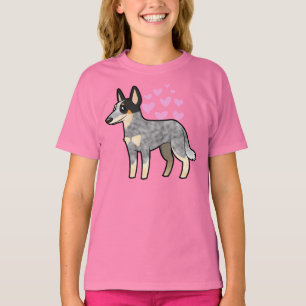 Australiensiskt nötkreatur förföljer/Kelpiekär T-shirt