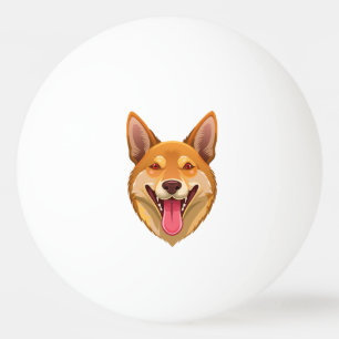 Australienska vildhunden dingo huvud pingisboll