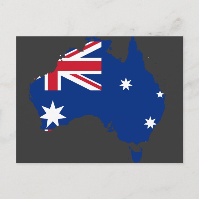 Australienstam, Australien Vykort (Framsida)
