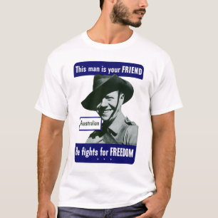 Australier -- Denna man är din vän T-shirt