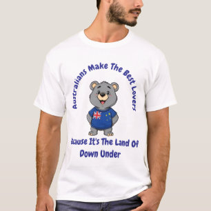 australierna gör bästa Älskare Kola Bear T Shirt