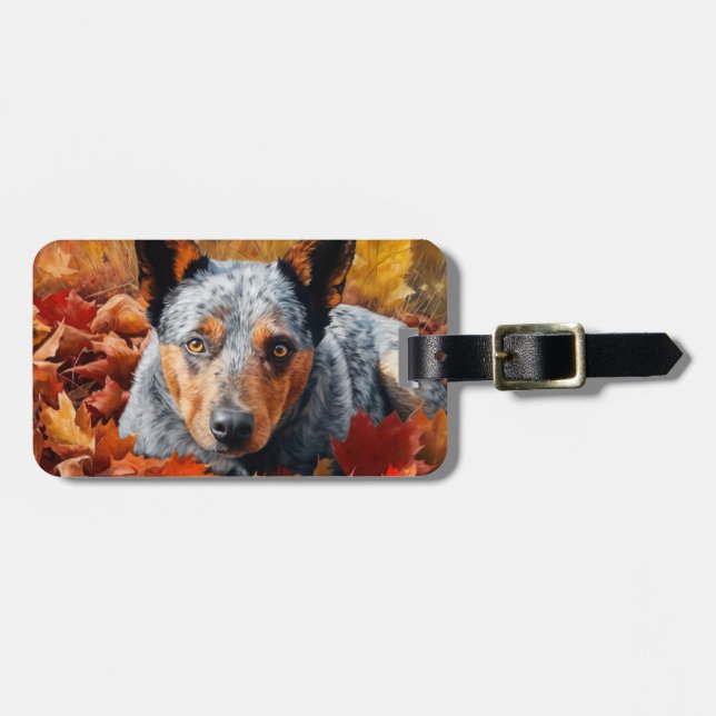 Australisk boskap i Höst löv Fall Inspire Bagagebricka (Horisontell Framsida)