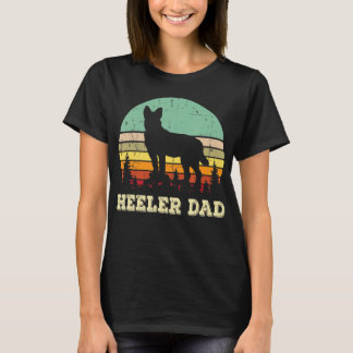 Australisk cattle Hund Red Blue Pet Heeler Pappa C T Shirt