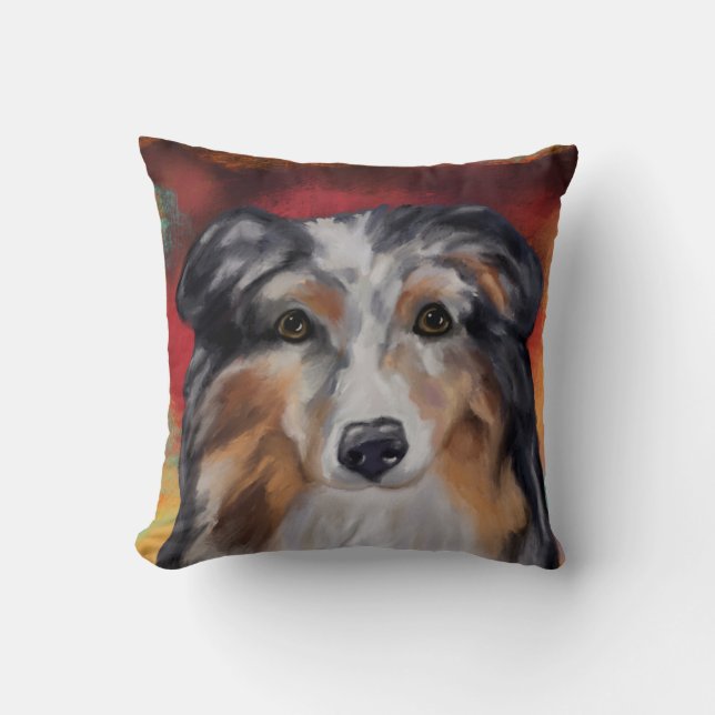 AUSTRALISK FÅRHUND     KUDDE (Framsida)