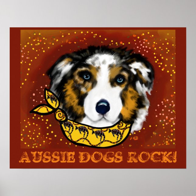 AUSTRALISK FÅRHUND      POSTER (Framsidan)