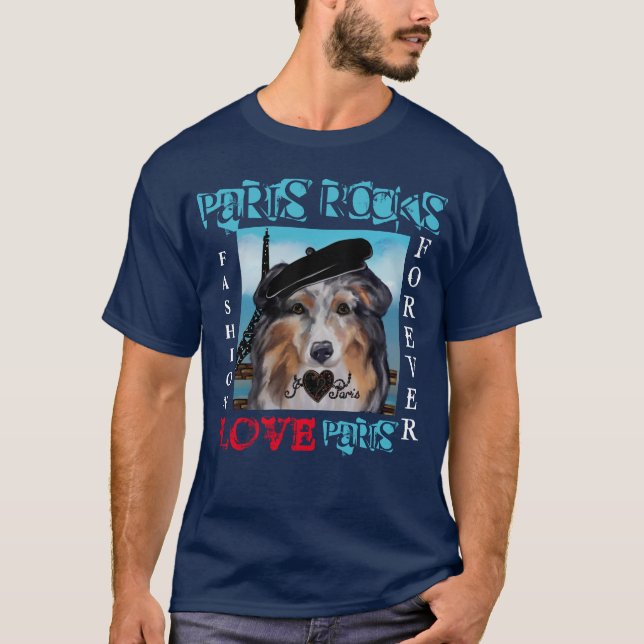 AUSTRALISK FÅRHUND     T SHIRT (Framsida)