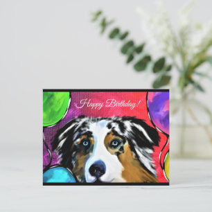 AUSTRALISK FÅRHUND VYKORT