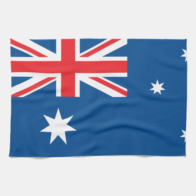 Australisk flagga kökshandduk (Horisontell)