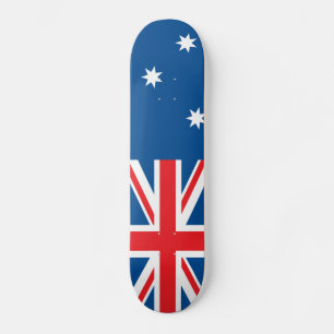 Australisk flagga mini skateboard bräda 18,5 cm