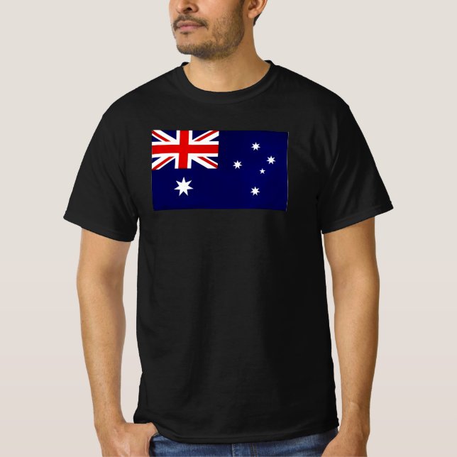 AUSTRALISK FLAGGA T SHIRT (Framsida)