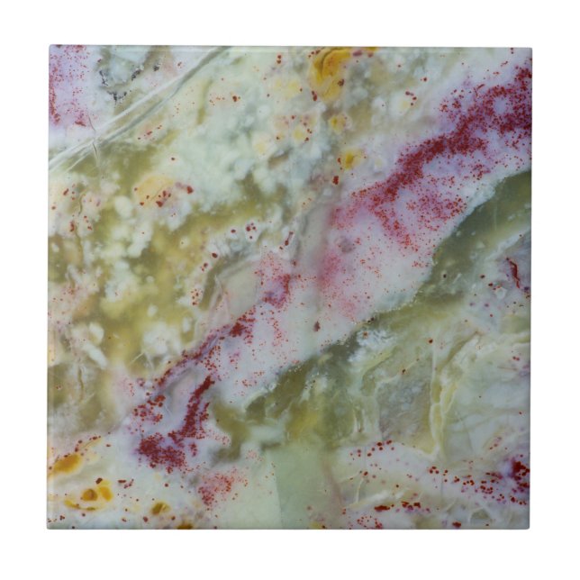 Australisk Grönt Opalite Kakelplatta (Framsidan)