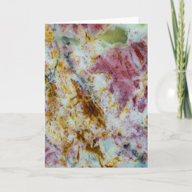 Australisk Grönt Opalite Slab Kort (Framsida)
