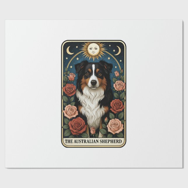australisk herdehund presentpapper (Platt)