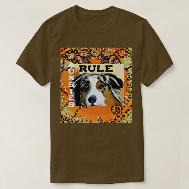 AUSTRALISK HERDEHUND T SHIRT (Design framsida)