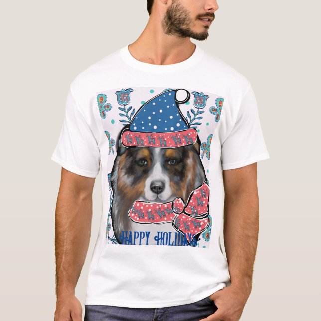 AUSTRALISK HERDEHUND T SHIRT (Framsida)