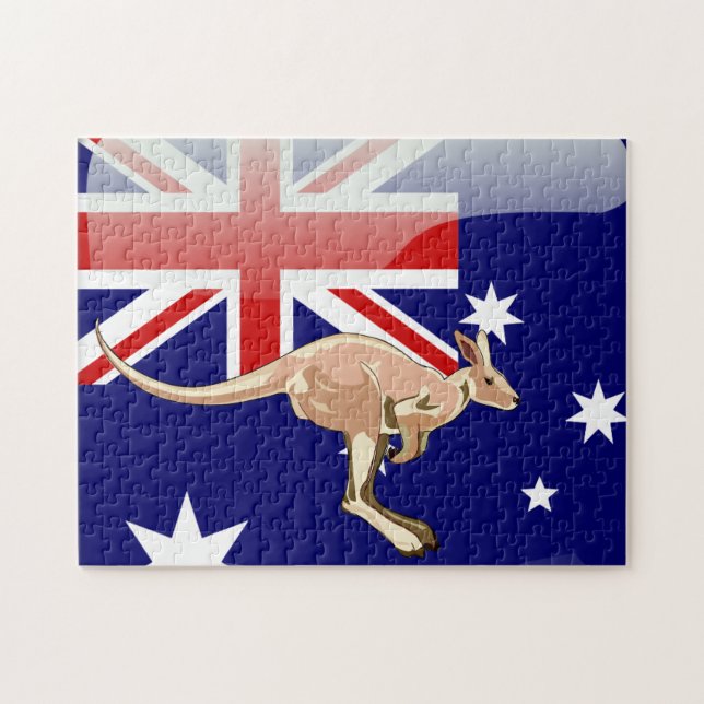 Australisk kangaroo pussel (Horisontell)