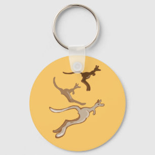 Australisk kangaroos nyckelring