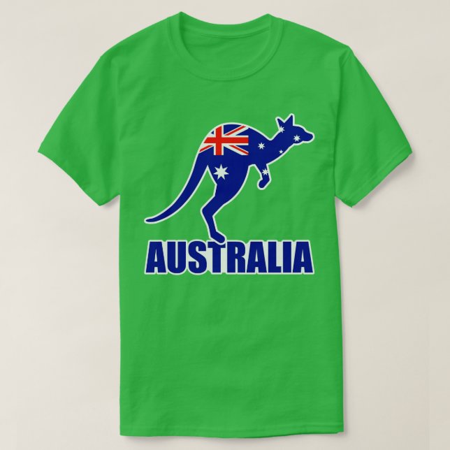 Australisk känguru t shirt (Design framsida)
