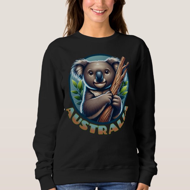 Australisk koalabjörn t shirt (Framsida)