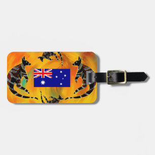 AUSTRALISK KONST BAGAGEBRICKA
