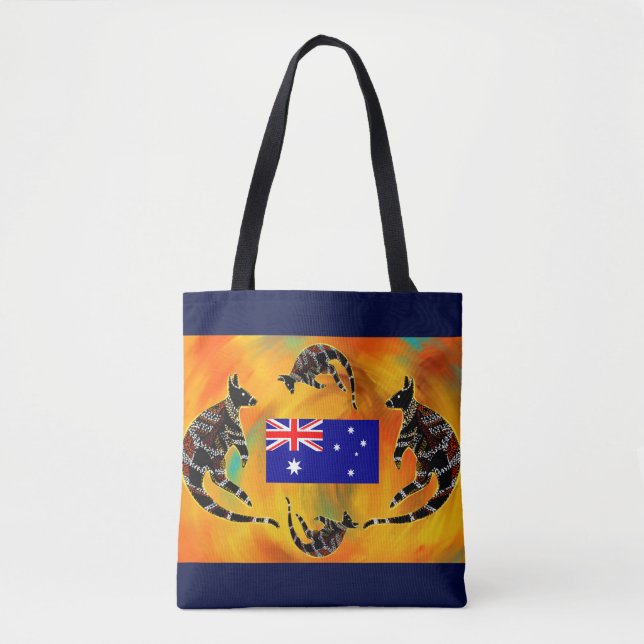 AUSTRALISK KONST TYGKASSE (Framsida)