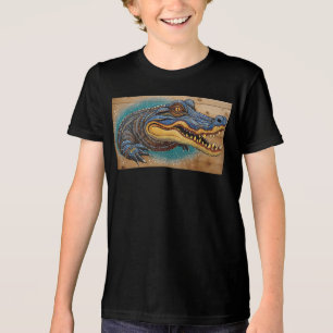 Australisk krokodilkonst Design T Shirt