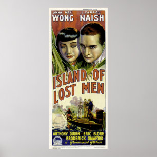 Australisk Poster ~ Island av Borttappad Manar ~ 1