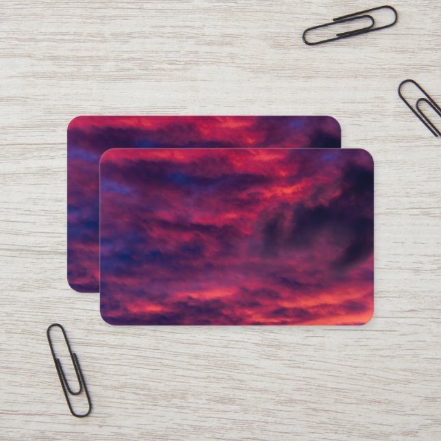 australisk röd visitkort (Fram/Back In Situ)