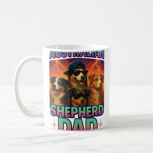 Australisk shepherd kaffemugg (Vänster)