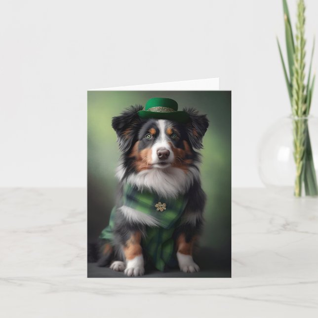 australisk shepherd saint patrick kort (Framsida)